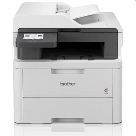 Impressora multifuncional a laser colorida LED Brother MFC-L3740CDWE WiFi/Fax/Duplex/Branca