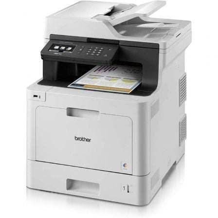 Impressora multifuncional a laser colorida Brother MFC-L8690CDW WiFi/Fax/Duplex/Branca