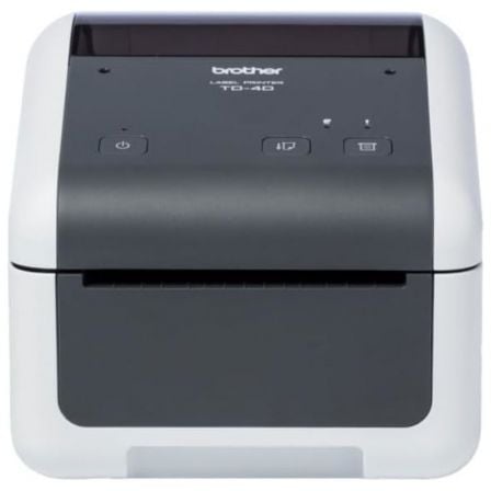 Impressora de etiquetas e bilhetes Brother TD-4410D/ Térmica/ Largura de etiqueta 108 mm/ USB-RS232/ Preto e branco