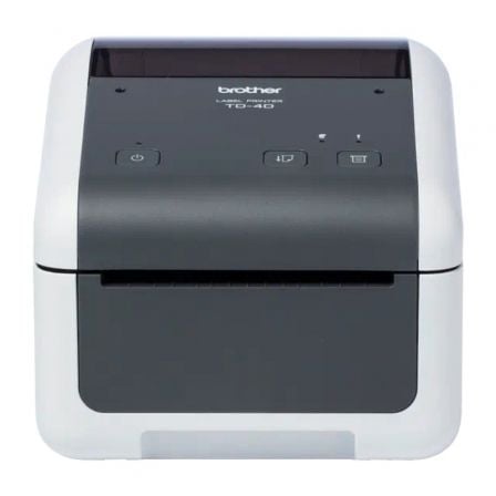 Impressora de etiquetas e bilhetes Brother TD-4420DN/ Térmica direta/ Largura da etiqueta 118 mm/ USB-RS-232C/ Preto e branco