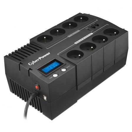 Cyberpower BR700ELCD Nobreak Interativo de Linha/ 700VA-420W/ 8 Saídas/ Formato de Bloco