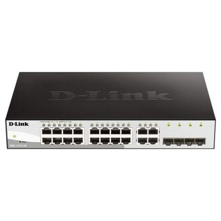 Switch D-Link DGS-1210-20/ 20 Portas/ RJ45 10/100/1000/ SFP