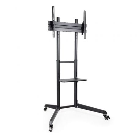 TooQ FS1170M-B Suporte de chão inclinável com rodas para TVs de 37 a 70 polegadas/até 50 kg