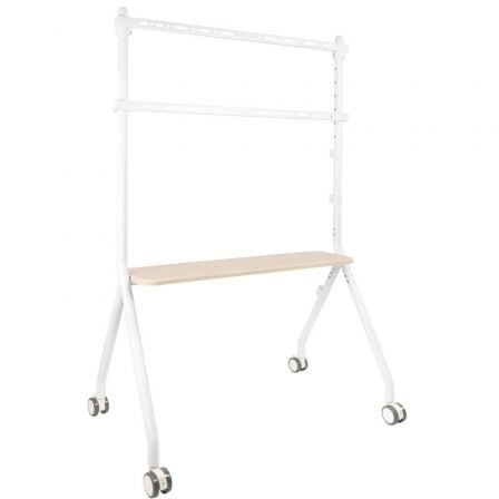Suporte de chão TooQ iLOVE FS20207M-W com rodas para TVs de 49 a 80 polegadas/até 50 kg