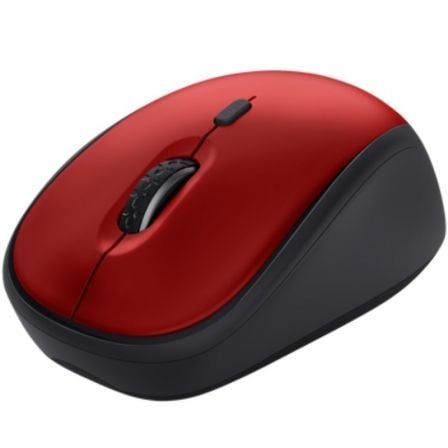 Trust Yvi+ Mini Mouse Sem Fio Silencioso/ Até 1600 DPI/ Vermelho