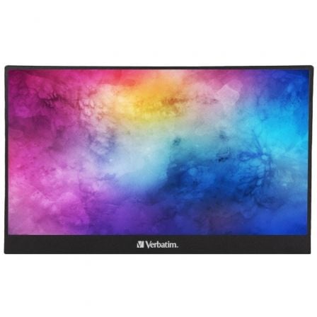 Monitor portátil touchscreen Verbatim PMT-17 de 17,3"/Full HD/Multimídia/Preto
