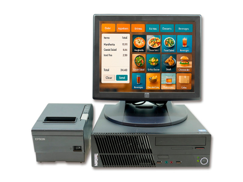 Lenovo ThinkCentre M72e + Monitor + Impressora