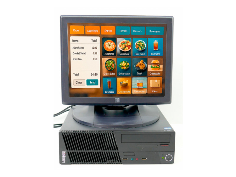 Lenovo ThinkCentre M72e + Monitor