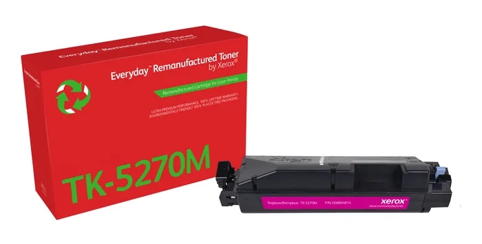 Xerox Everyday Kyocera TK5270 Toner Magenta Remanufaturado 