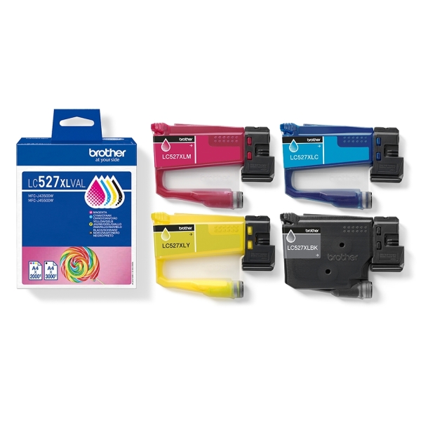 Brother LC527XL Pack de 4 Tinteiros Originais LC527XLVAL