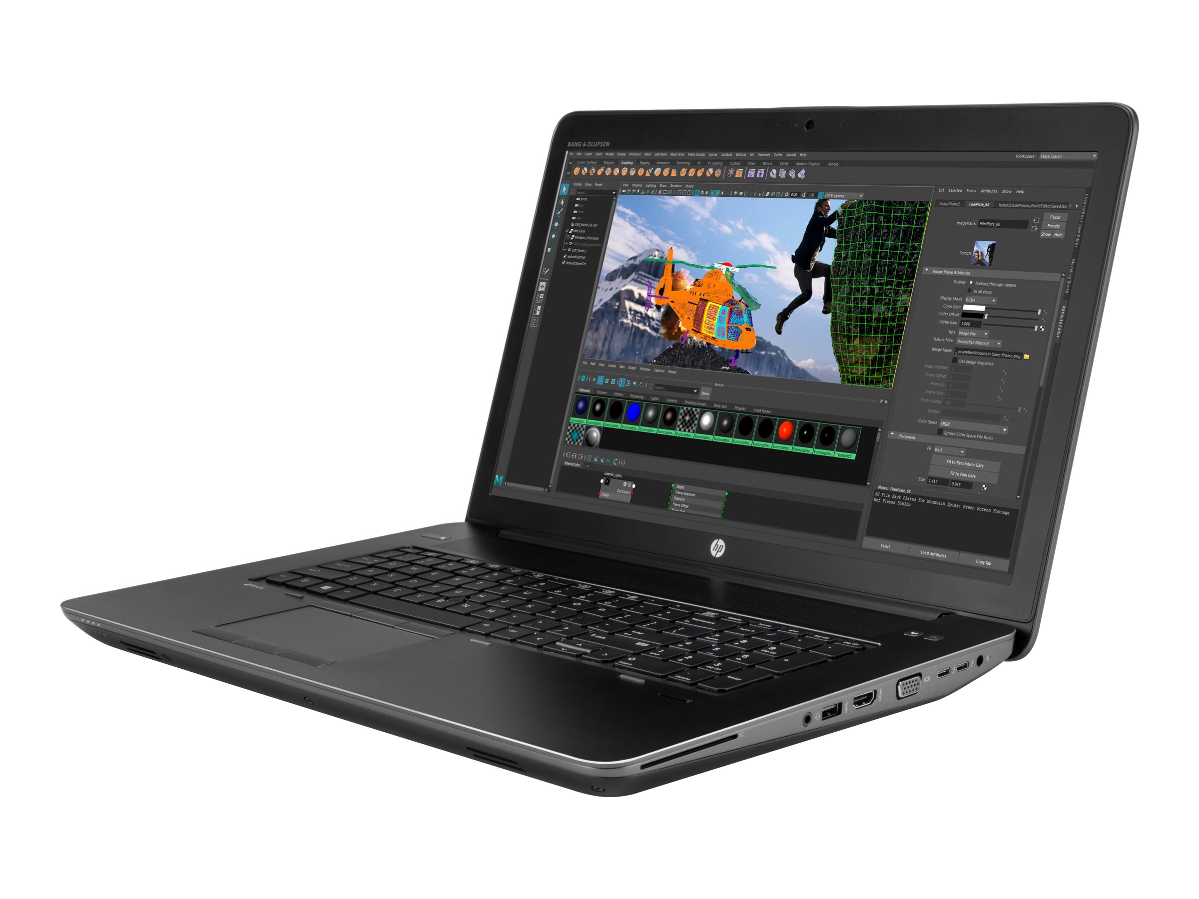 HP Workstation ZBook 17 G4, i7-7700HQ, RAM 32GB, SSD 256GB NVMe, 17.3" HD+