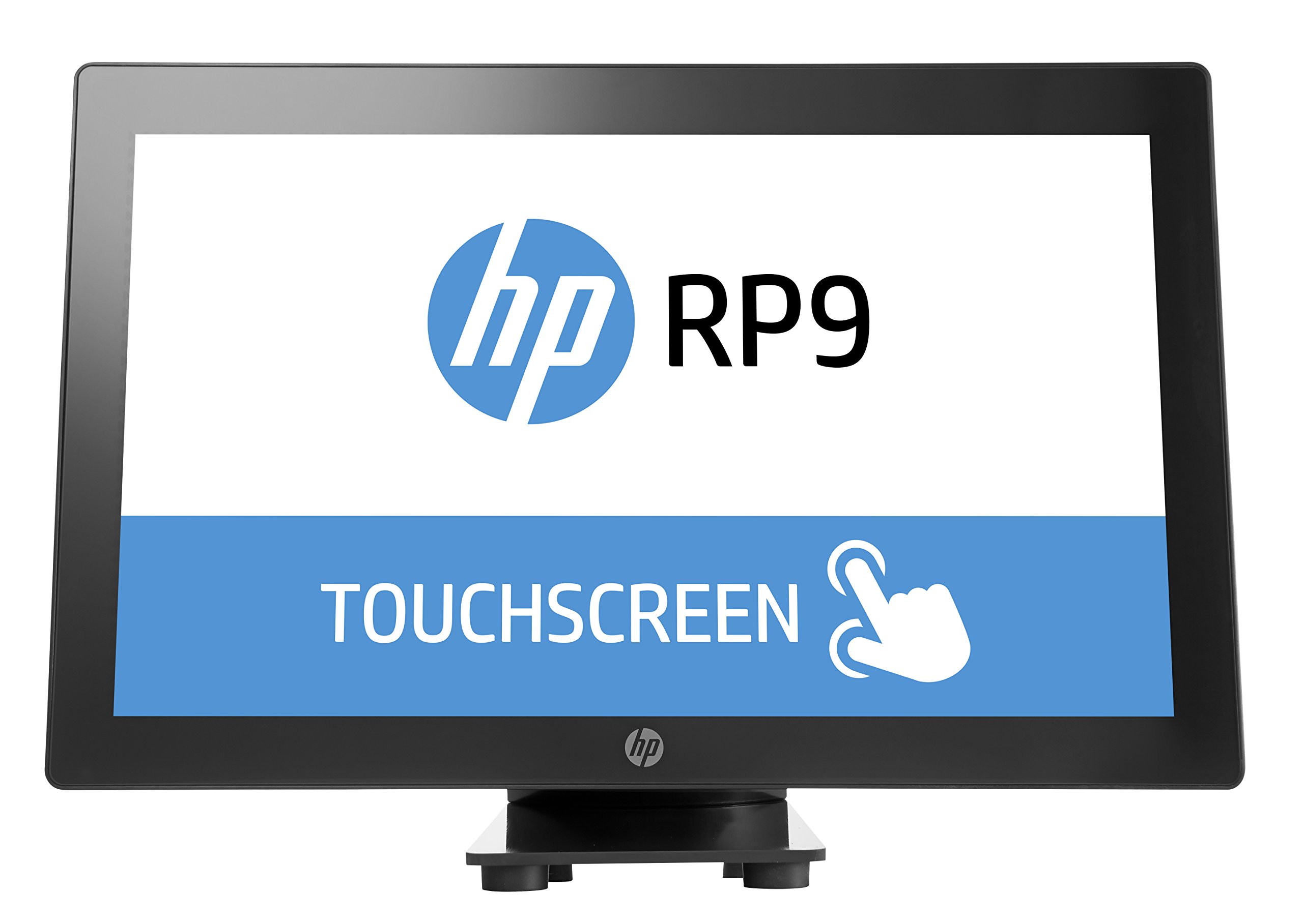 HP RP9 G1 Retail System, Celeron G3900, RAM 4GB, SSD 128GB, 15.6" HD, Touchscreen (Pé genérico)